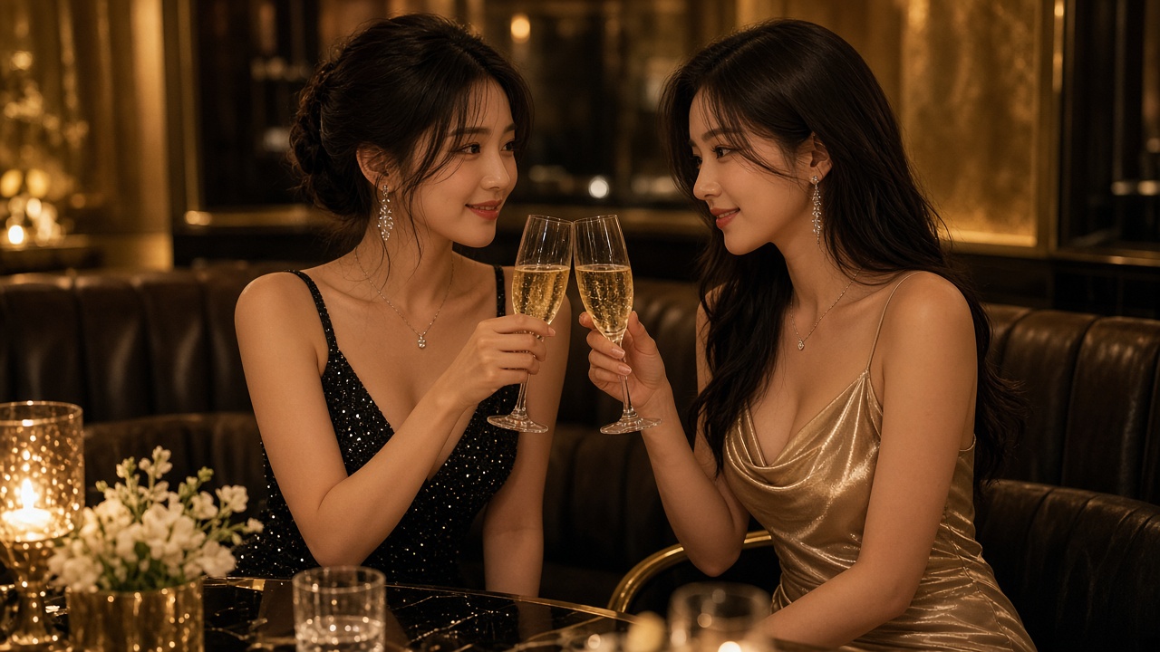 예산에 맞춘 강남 유흥, 어떻게 설계할까? – 강남 나이트라이프 분위기 사진