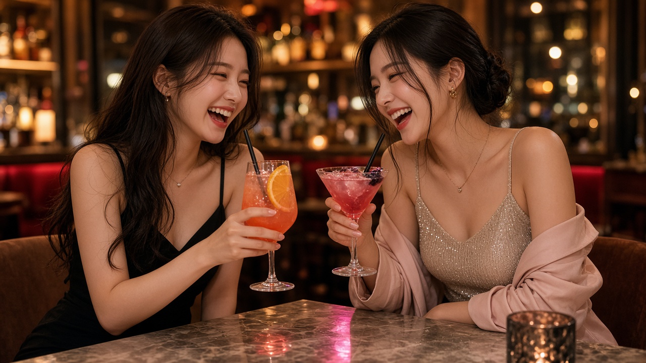 역삼동 최대 규모 풀싸롱, 세븐의 모든 것 – 강남 나이트라이프 분위기 사진